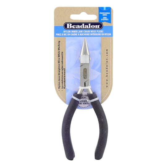 Beadalon® Professional Series Nylon Inner Jaw Chain Nose Pliers